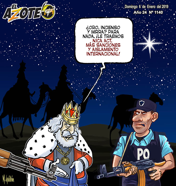 El "regalo" de los Reyes Magos: Portada El Azote del 6 de enero del 2019
