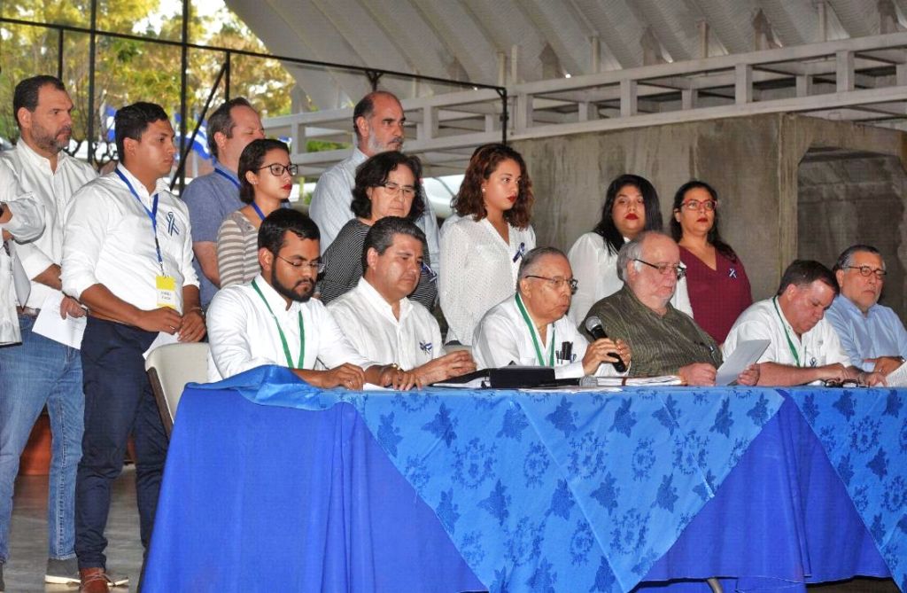 La Alianza Cívica en las negociaciones con el gobierno de Daniel Ortega. LA PRENSA/ ROBERTO FONSECA