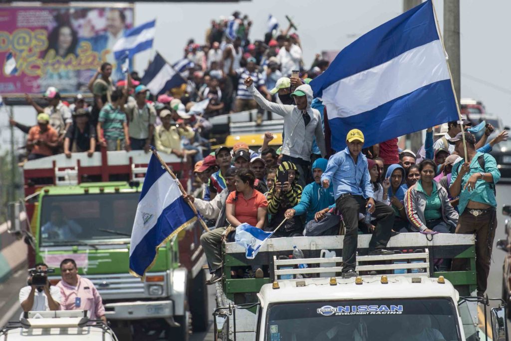 Marchas en Nicaragua