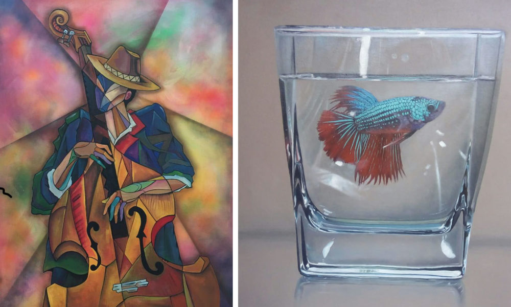 Expresiones Pictoricas De Artem Contempus En La Casa De Los Tres