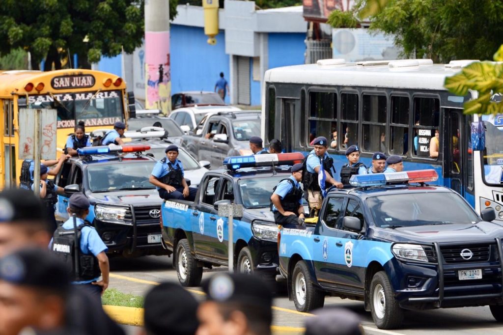 Managua bajo estado policial