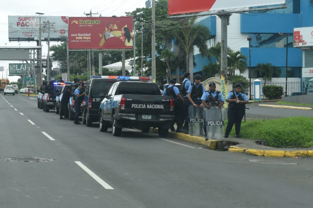 Managua bajo estado policial