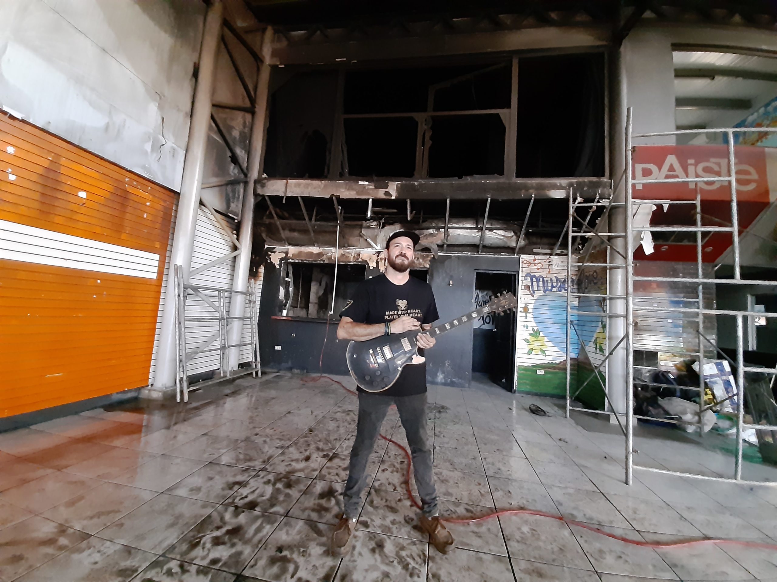 músicos, “mansión” de los músicos, Bansbach, Nicaragua , incendio