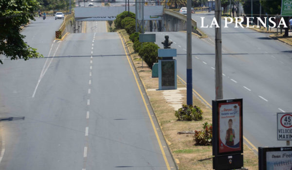 coronavirus, Nicaragua, calles desoladas, Managua