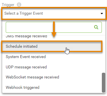 Selecting a trigger event
