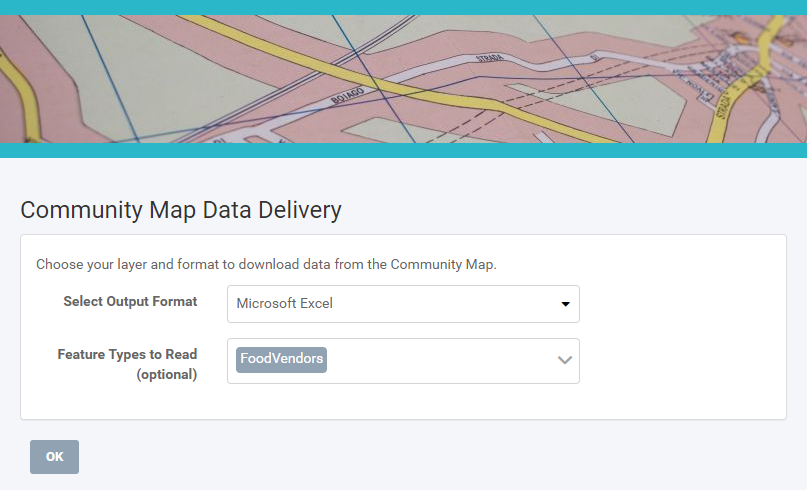 The final web app