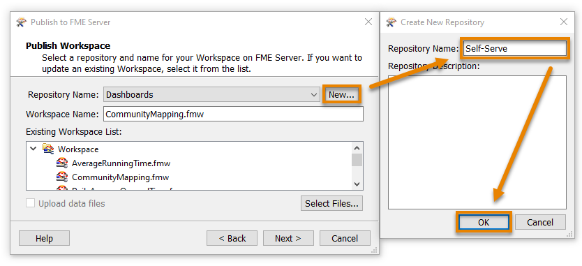 Creating a new repository