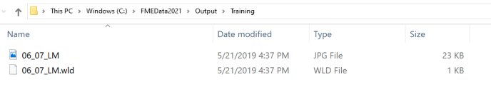 Output data