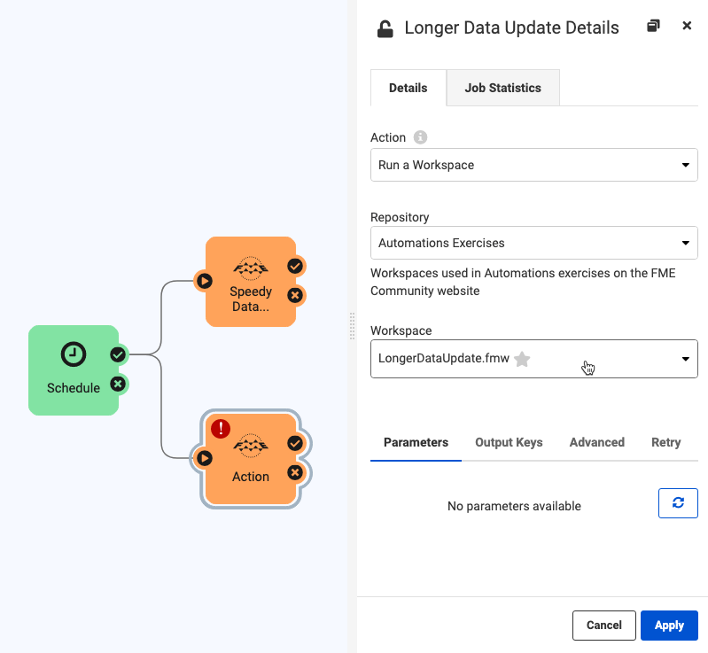 Step5.pngSetting Run Workspace Action #2