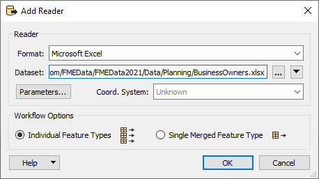 Filled out Add Reader dialog
