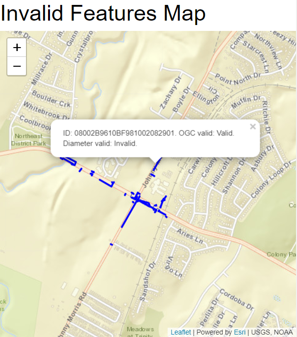 Invalid Features Map