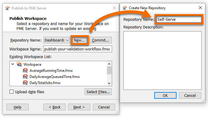 Creating a new Self-Serve repository