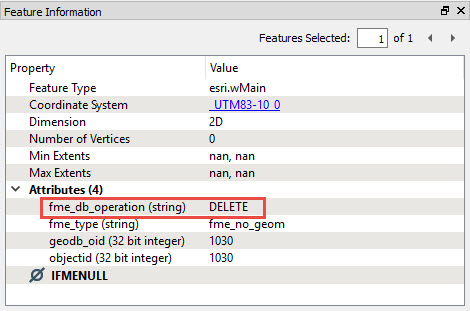 Feature information