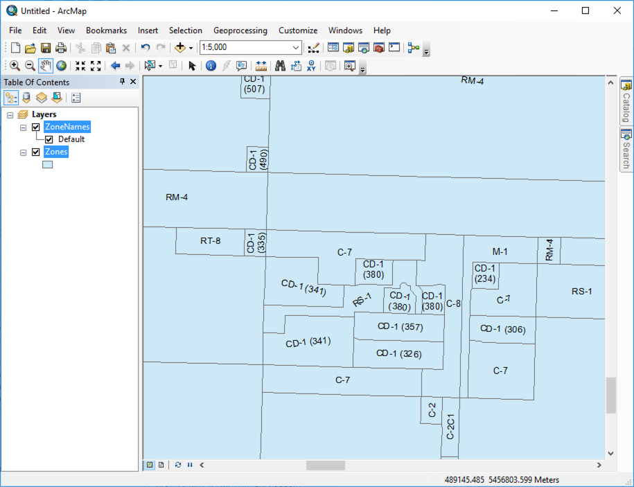 View the output in ArcMap
