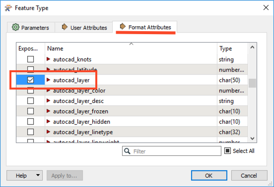 expose autocad_layer