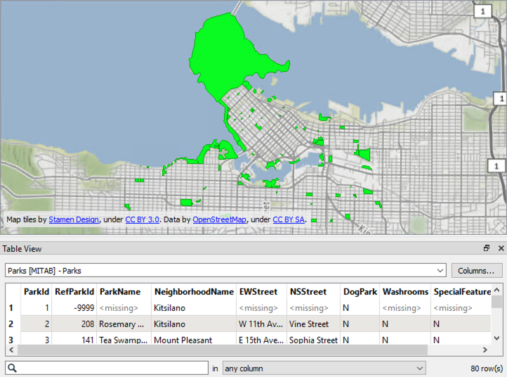 Inspect source data in Visual Preview