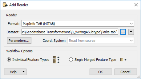 Add reader