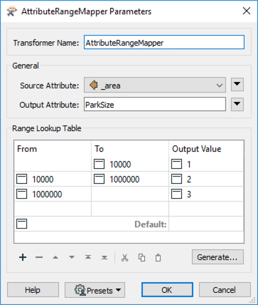AttributeRangeMapper