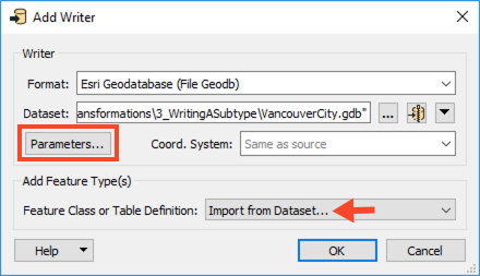 Import from Dataset