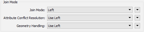 FeatureJoiner Join Mode Parameter, all set to Left