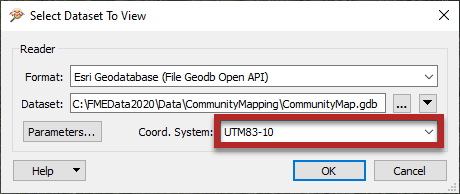 Setting the Coord. System