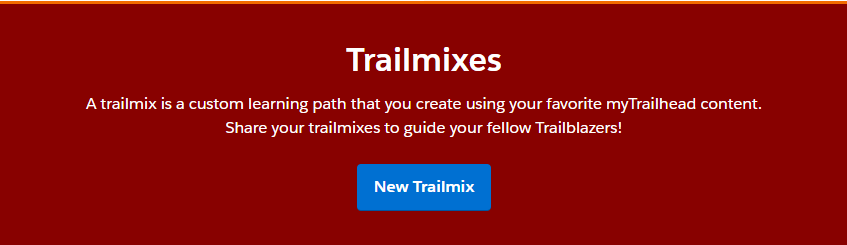 Trailmixes section