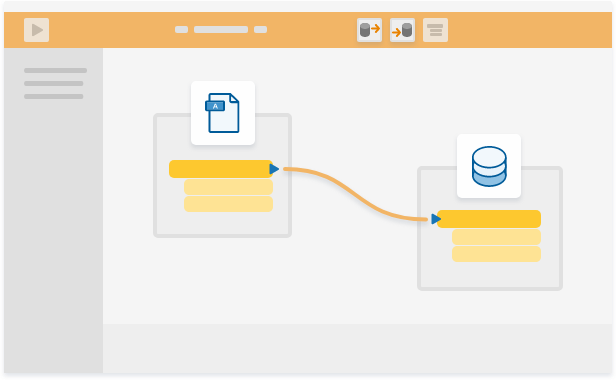Connecting data