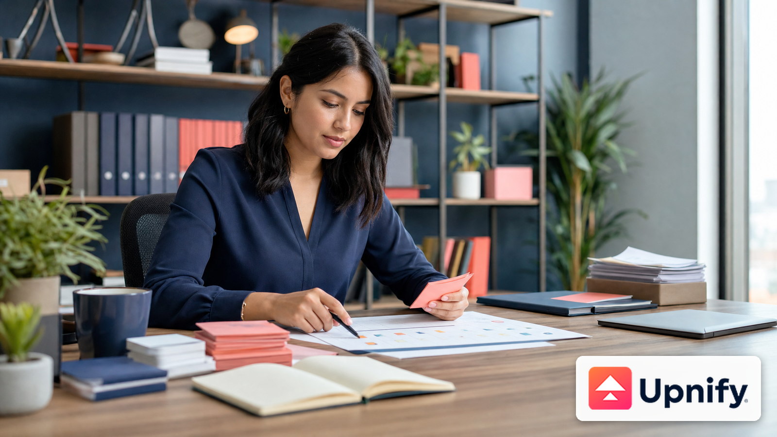 A sales team organizing a list of new prospects to add to CRM.