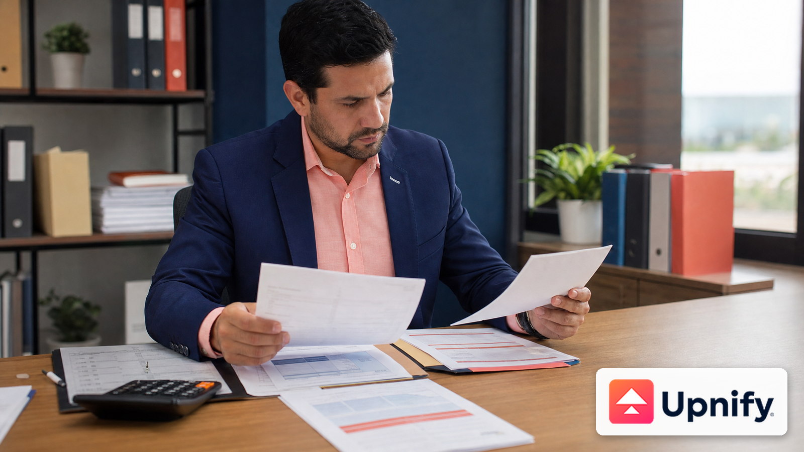 An operations team reviewing invoice statuses and sale documents.