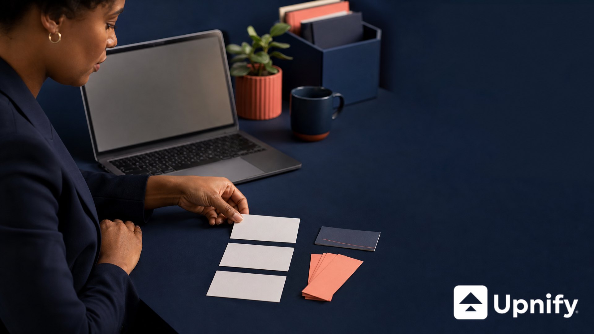Visual setup of sender identity and reply destination for a business email.