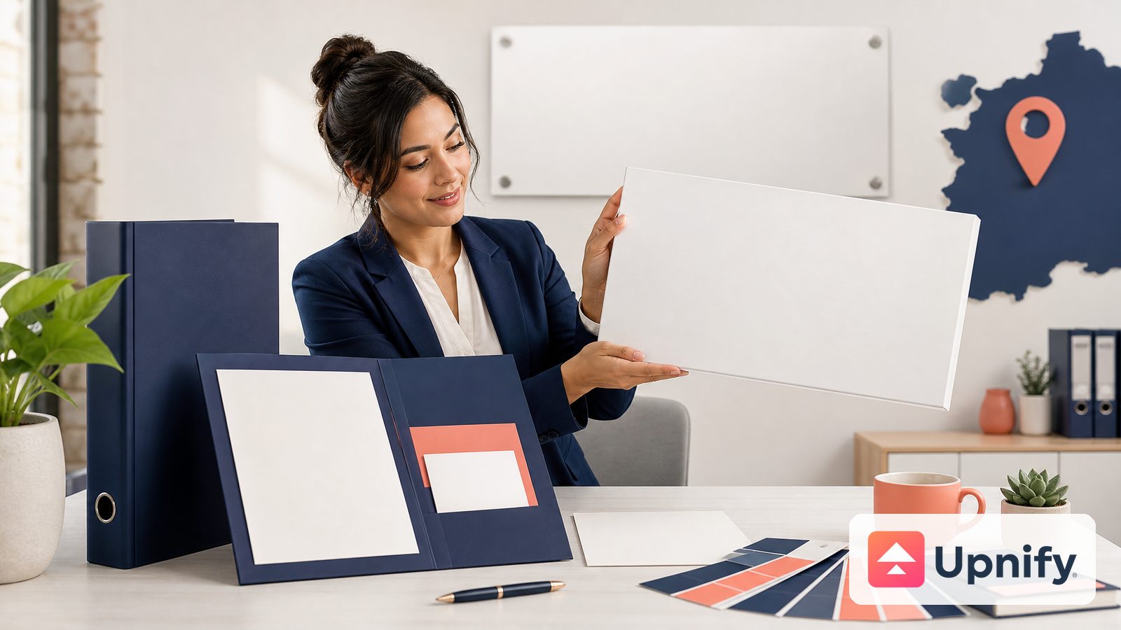 Company administrator updating the organization’s visual identity and details