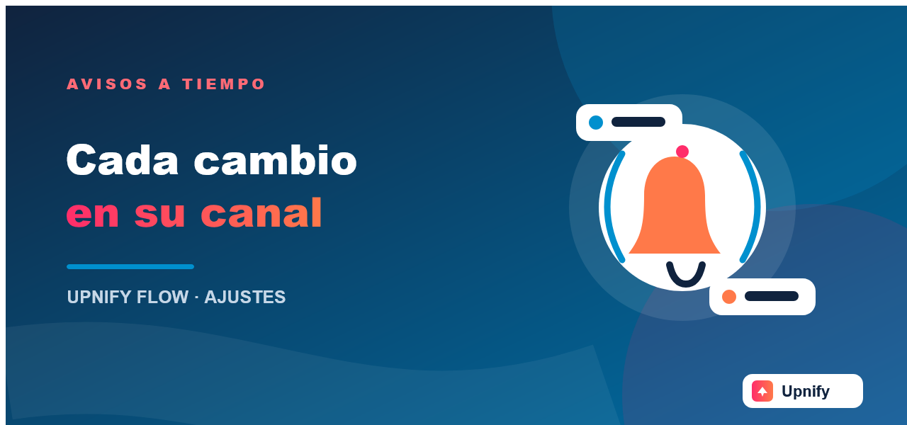 Como configurar notificações do Flow e avisos ao mudar de fase