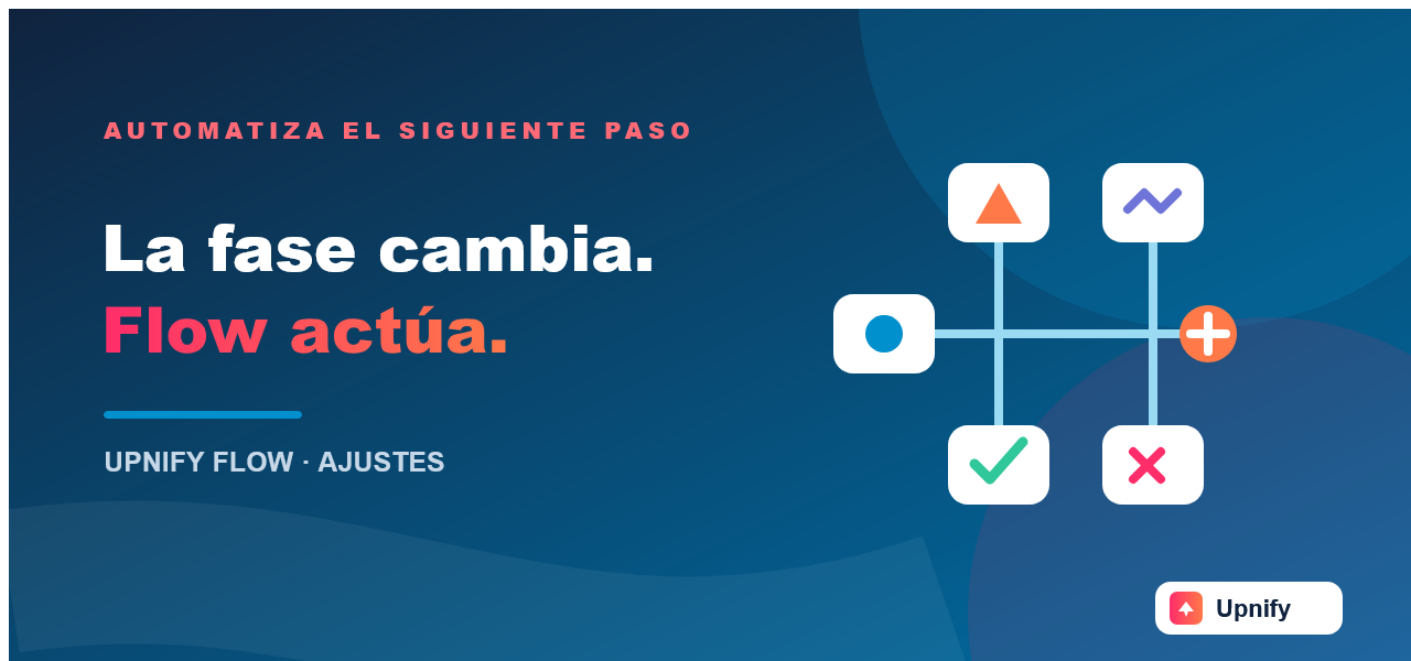 Como automatizar ações ao avançar uma tarefa de fase no Flow