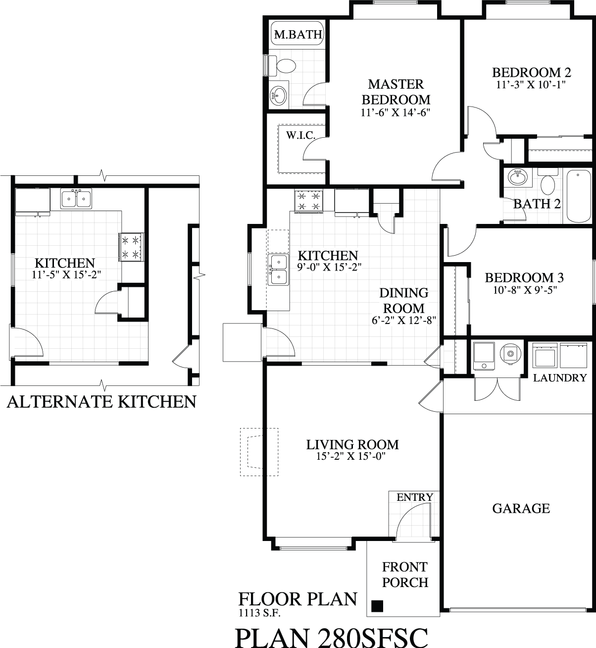 280SFSC Floorplan