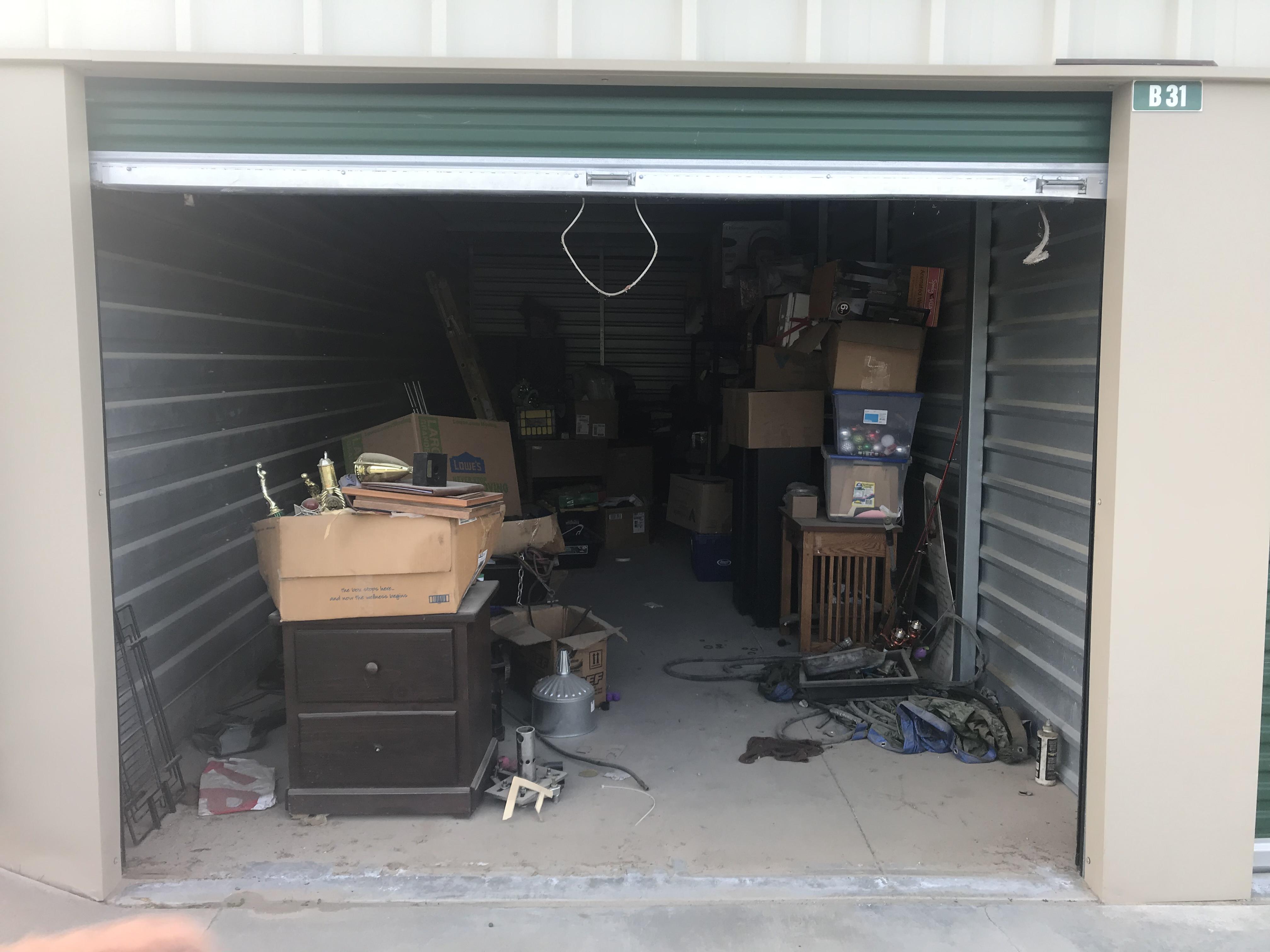 Storage auction 8221 at WestSide Mini Storage