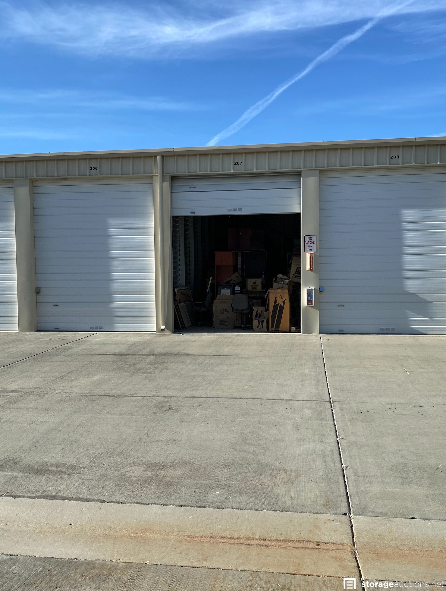 Storage auction 15269 at Acton Indoor RV