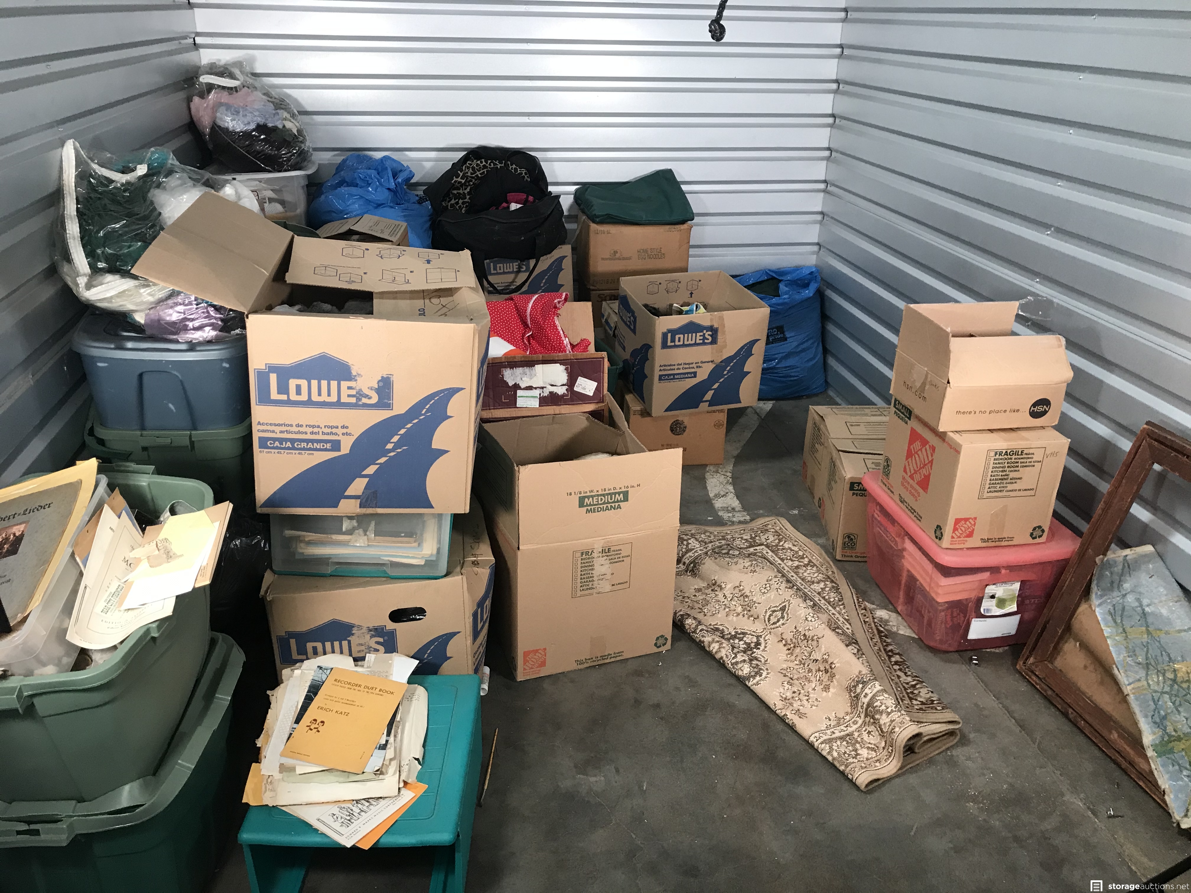 Storage auction 17392 at Price Self Storage La Brea