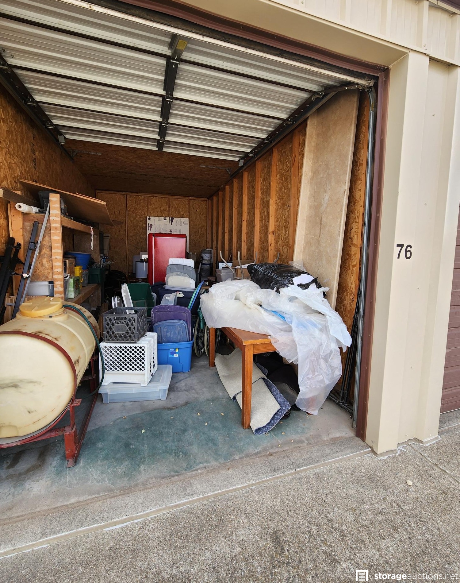 Storage auction 29084 at Triple C MiniStorage