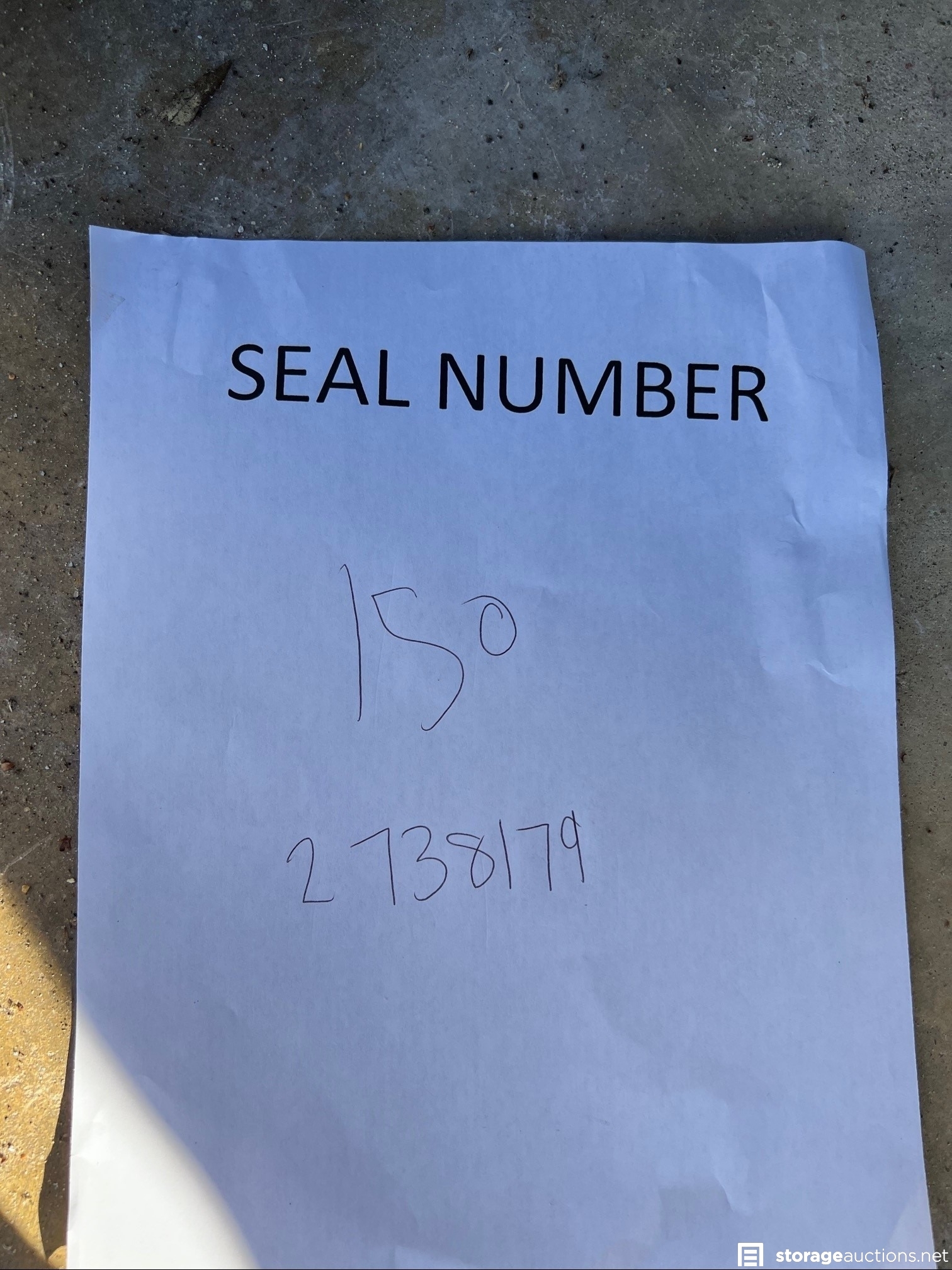 Storage auction 29289 at Store Here Self Storage