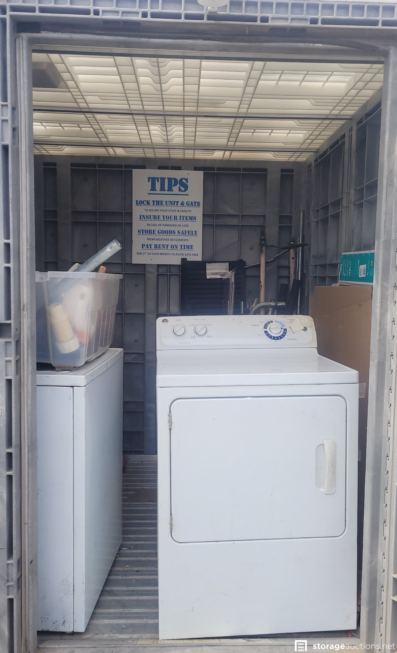 Storage auction 29314 at WASHINGTON SELF STORAGE COMPANY