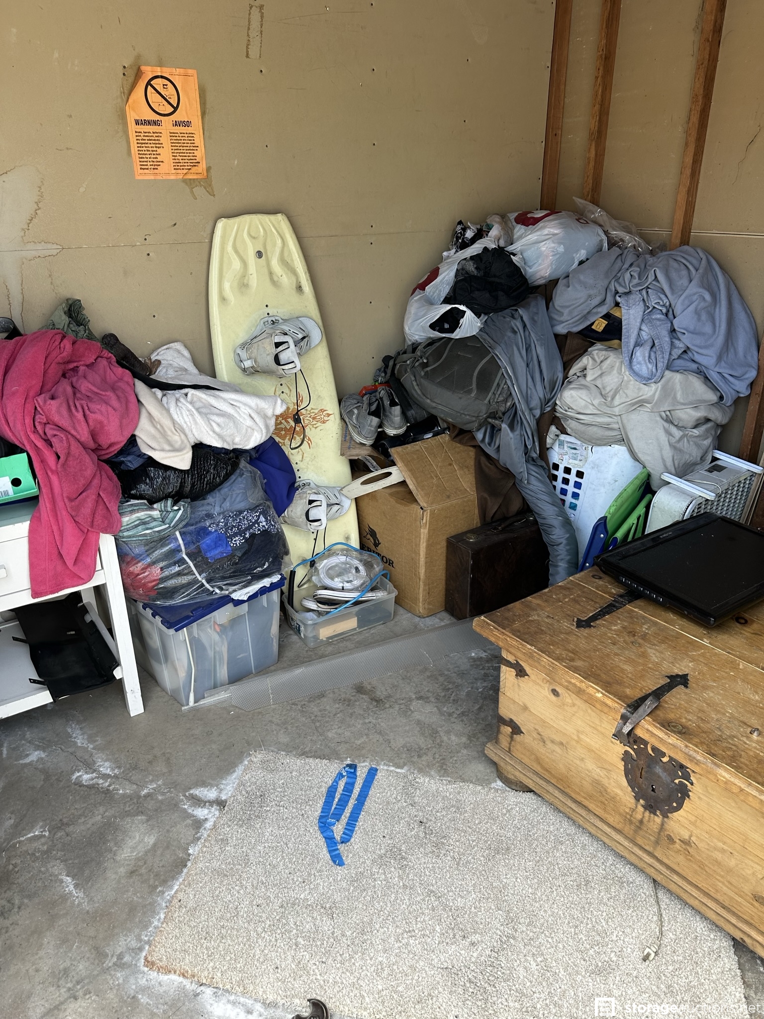 Storage auction 31661 at AAmerican Self Storage El Cajon