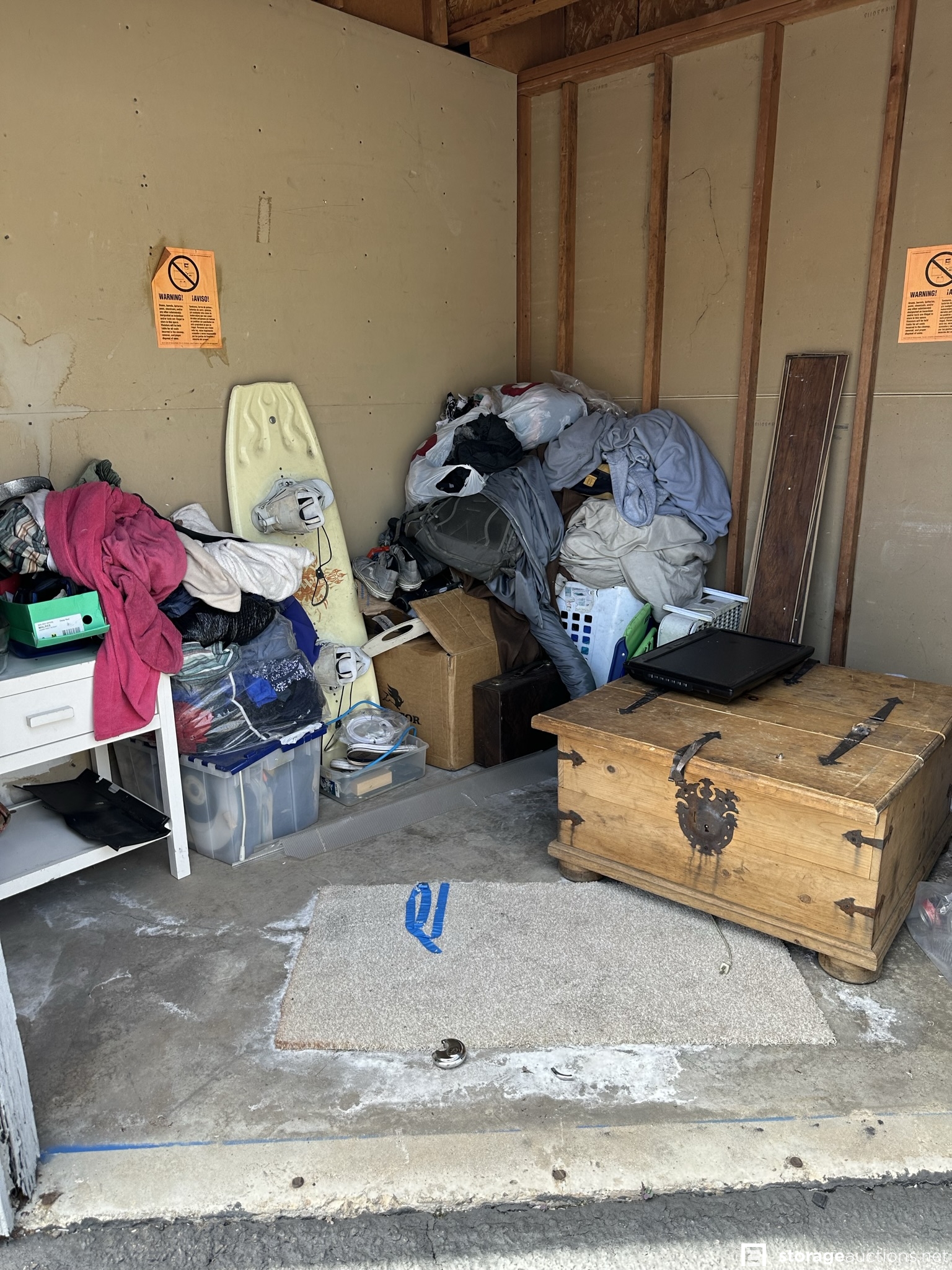 Storage auction 31661 at AAmerican Self Storage El Cajon