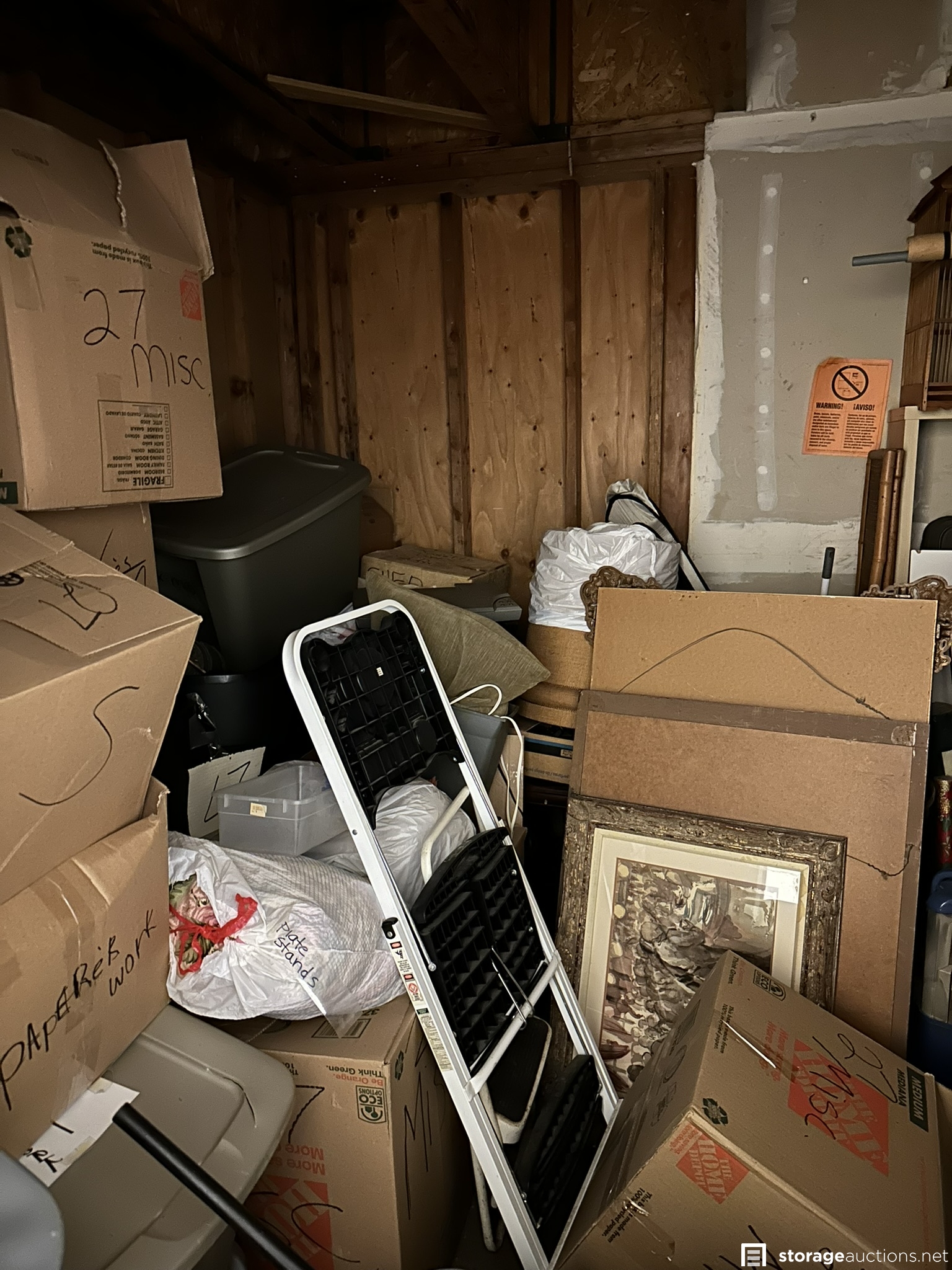 Storage auction 32907 at AAmerican Self Storage El Cajon