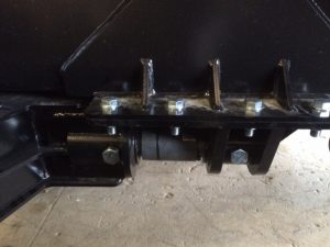 Make certain your cart has four "dummy" shafts bolted between the axle frame and the top bracket that bolts to the bottom of the cart.