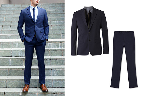 why blue suits are