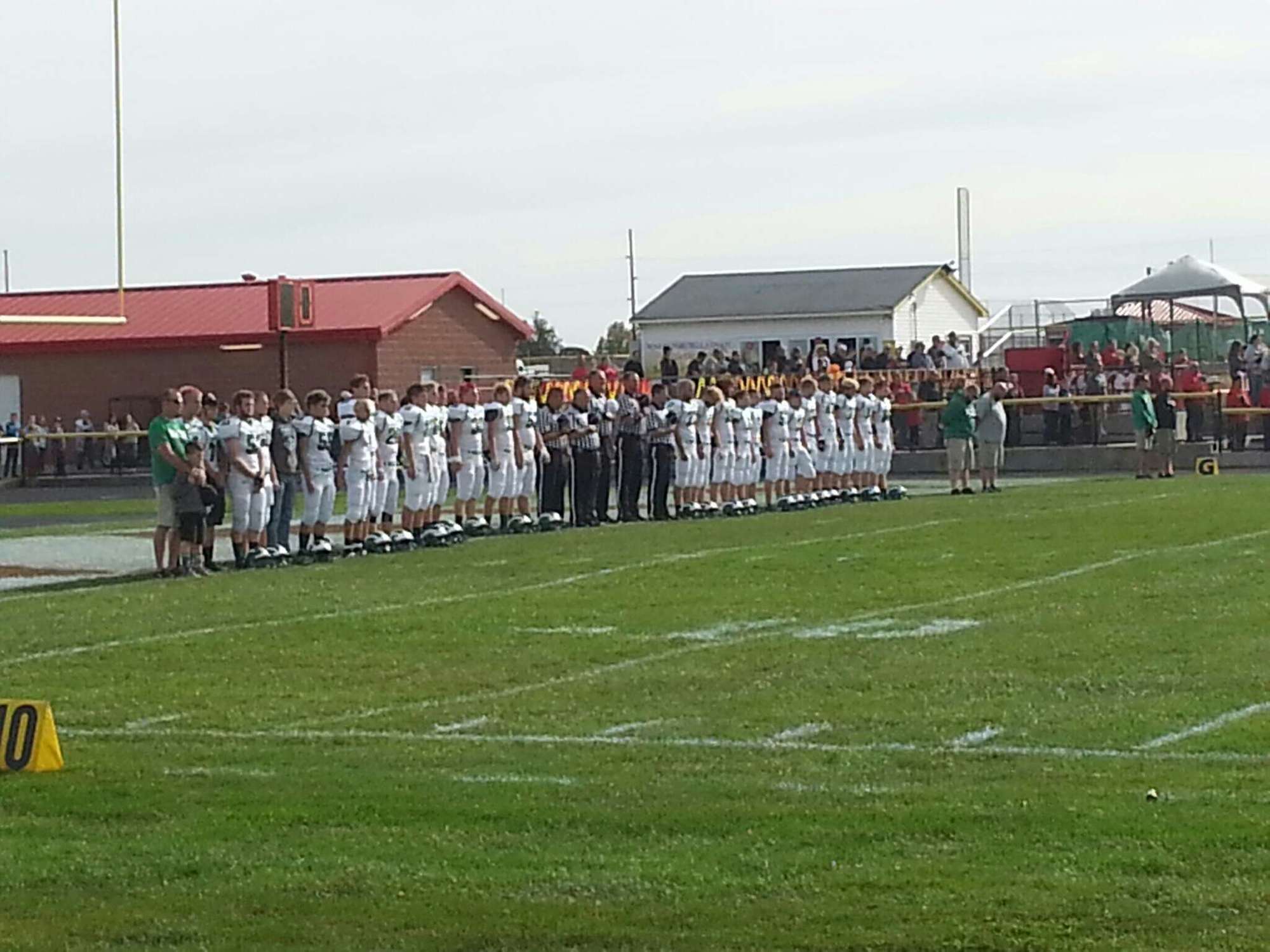 The WarrensburgLatham Cardinals defeat the Brown County 43 to