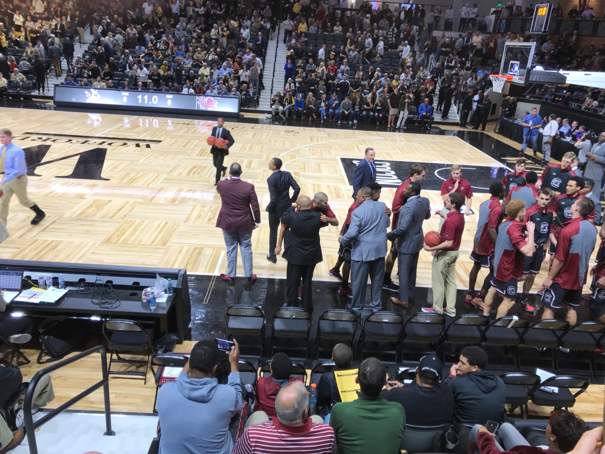 The South Carolina Gamecocks defeat the Wofford Terriers 73 to 52 ScoreStream