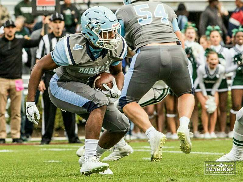 The Dutch Fork Silver Foxes defeat the Dorman Cavaliers 28 to 27