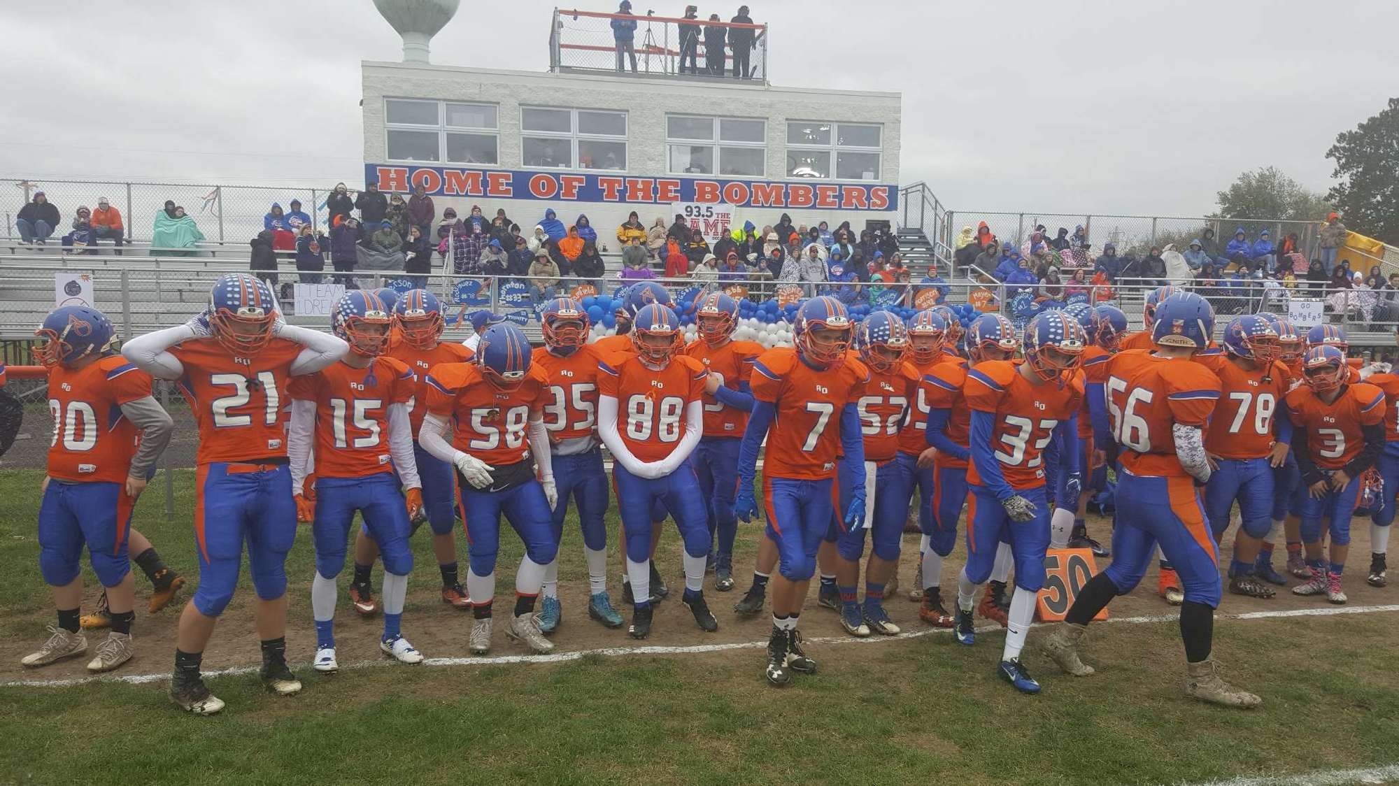 The ArgentaOreana Bombers defeat the Central A&M Raiders 56 to 12