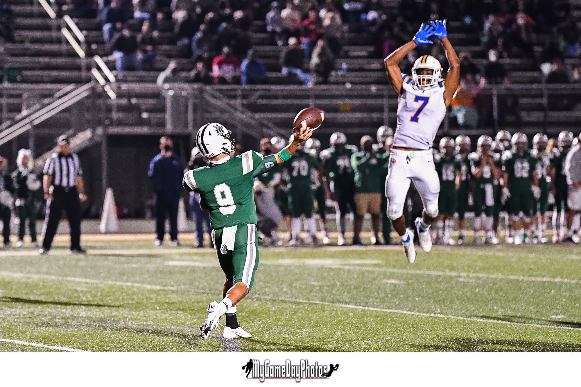 The Dutch Fork Silver Foxes defeat the Sumter Fighting Gamecocks 24 to